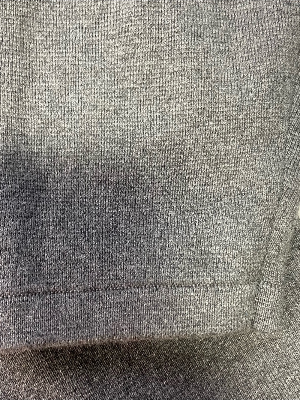 NWT Banana Republic Organic Cotton Knit Camp Collar Shirt Sweater Grey XL - Picture 2 of 8